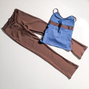 Blue and Brown Dance Set
